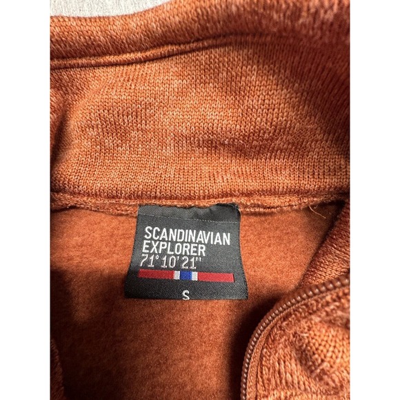 Scandinavian Explorer Womens Burnt Orange Embroidered‎ Jacket Size S - Picture 4 of 8